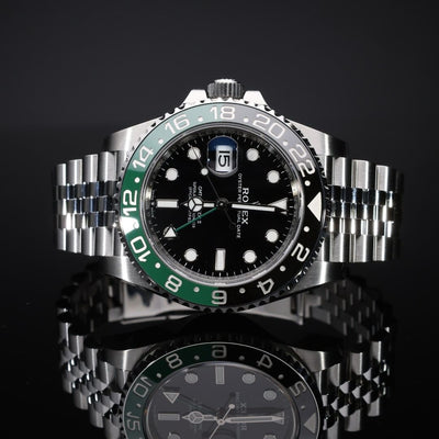 Rolex GMT Master 2 - Sprite Green and Black Bezel  (Super Clone)